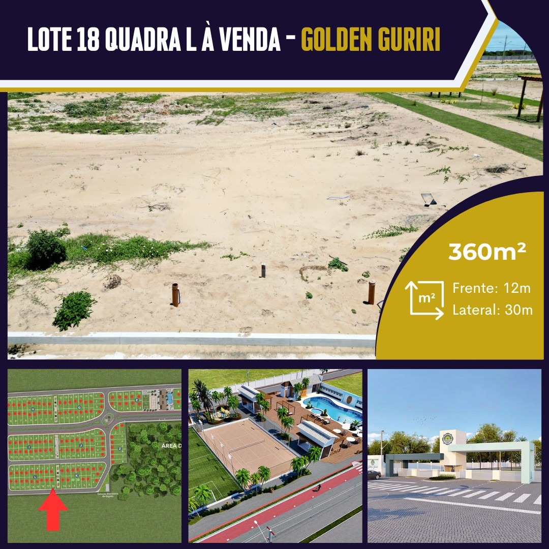 lote a venda no Golden Guriri